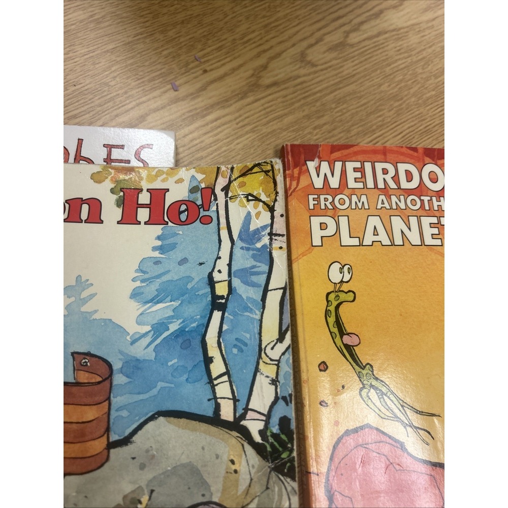 Calvin and Hobbes Lot of 3 Books Vintage Yukon Ho! Calvin &Hobbes Weirdo - Picture 7 of 12